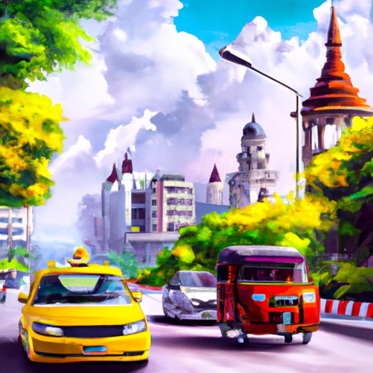 Taxi price in Myanmar